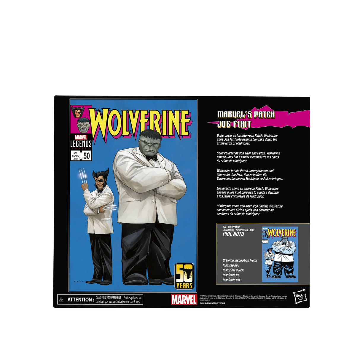 Set Figuras Hasbro Marvel Legends Series Wolverine Path & Hulk