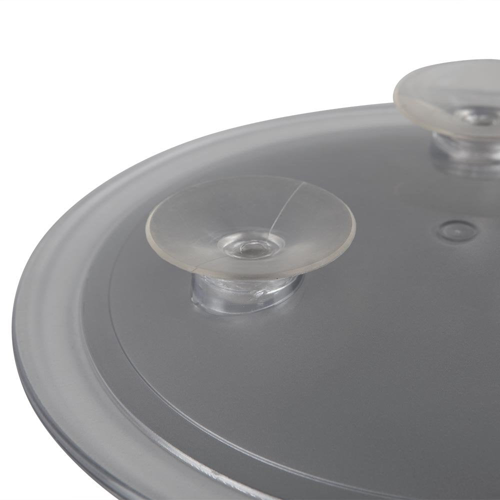 Orbegozo Esp 1000 Espejo Cosmetico Portatil - Aumento X5 - Ventosas De Fijacion - Marco Transparente - Incluye Bolsa De