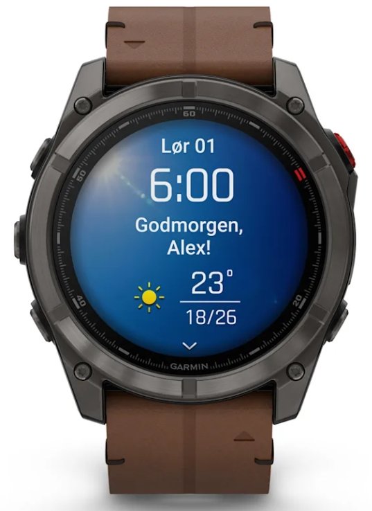 Watch Garmin Fenix 8 Pro Amoled Sapphire Gps 51mm - Graphit/Titanium Titan