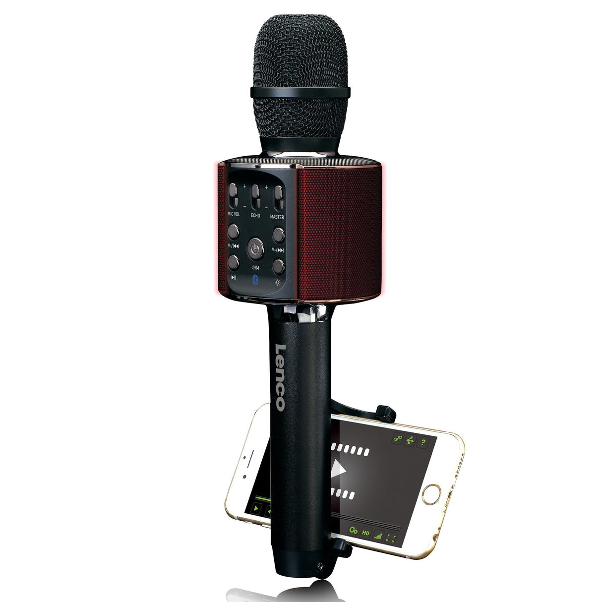 EAN 8711902042105 - Lenco BMC-090 Negro Micrófono para karaoke imagen 5