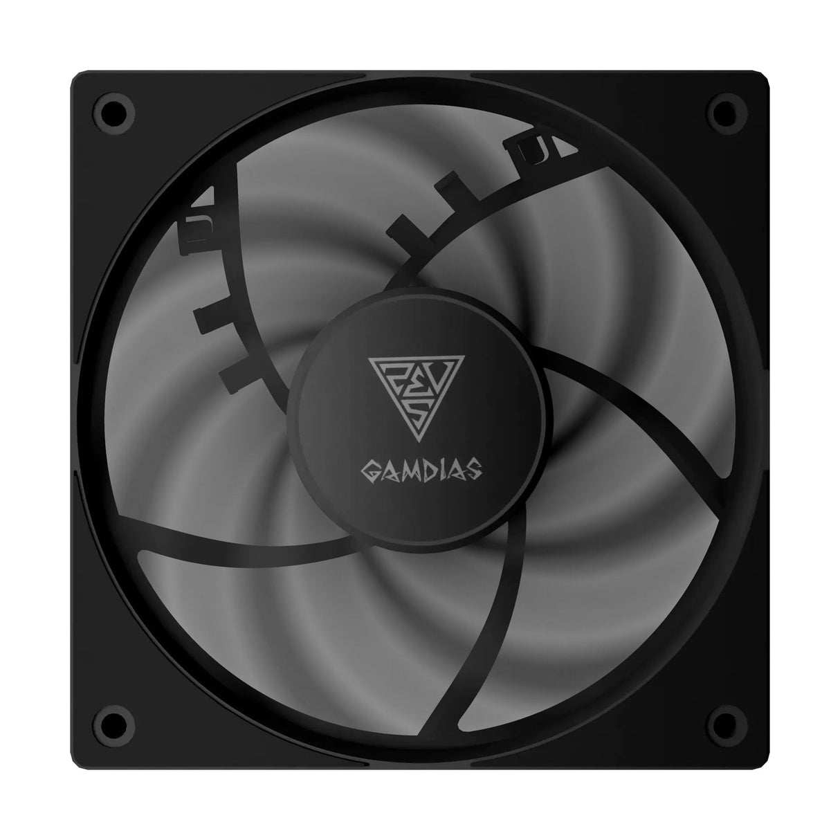 Ventilador Pc Gamdias Notus M1-1201 Pwm Negro De 120 Mm Compartir Pwm En Cadena De Margarita, Tecnología De Bucle Cerrado Para Rpm Constantes En El Refrigerador, Funcionamiento De Bajo Ruido (Máx