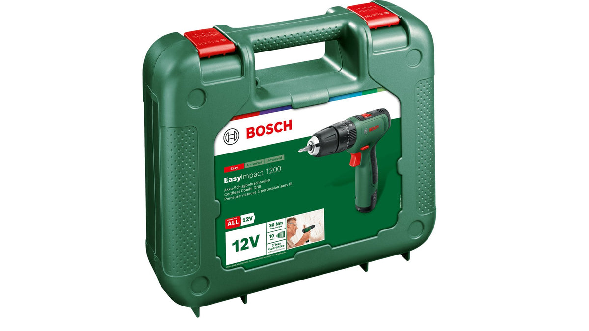 EAN 4053423224887 - Bosch EasyImpact 1200 1500 RPM Sin llave 1,1 kg Negro, Verde imagen 3