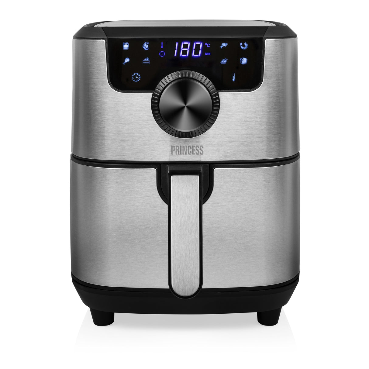 EAN 8713016091499 - Princess 182033 Sencillo 4,5 L Independiente 1500 W Freidora de aire caliente Plata imagen 3