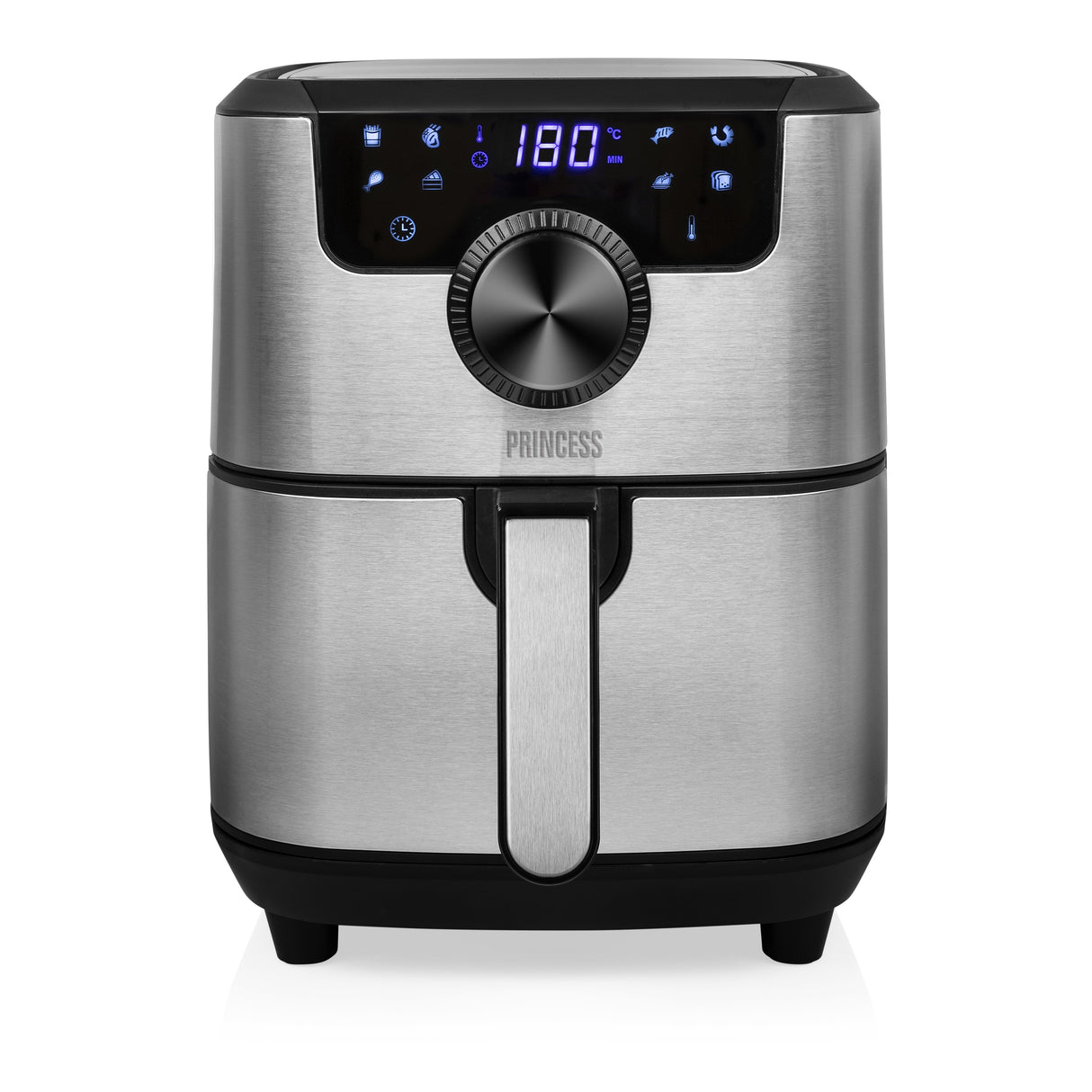 EAN 8713016091499 - Princess 182033 Sencillo 4,5 L Independiente 1500 W Freidora de aire caliente Plata imagen 3