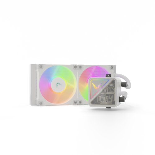 EAN 5298003821172 - Valkyrie V240 Lite Procesador Sistema de refrigeración líquida todo en uno 24 cm Blanco imagen 2