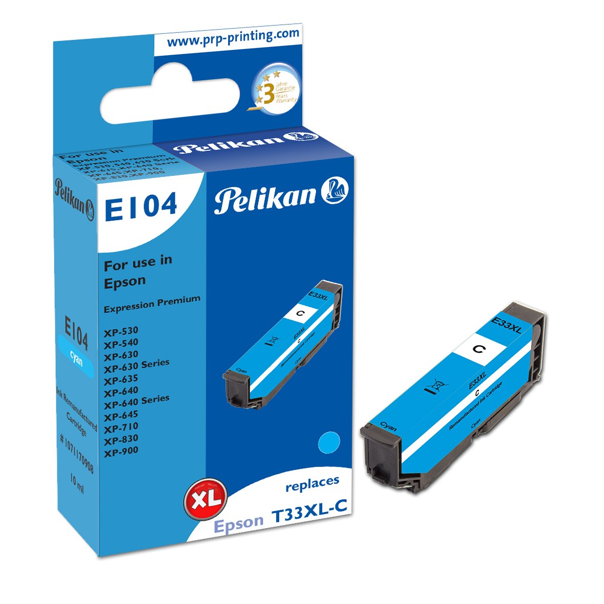 Pelikan Tinte Für Epson T335240 Cyan - 33xl