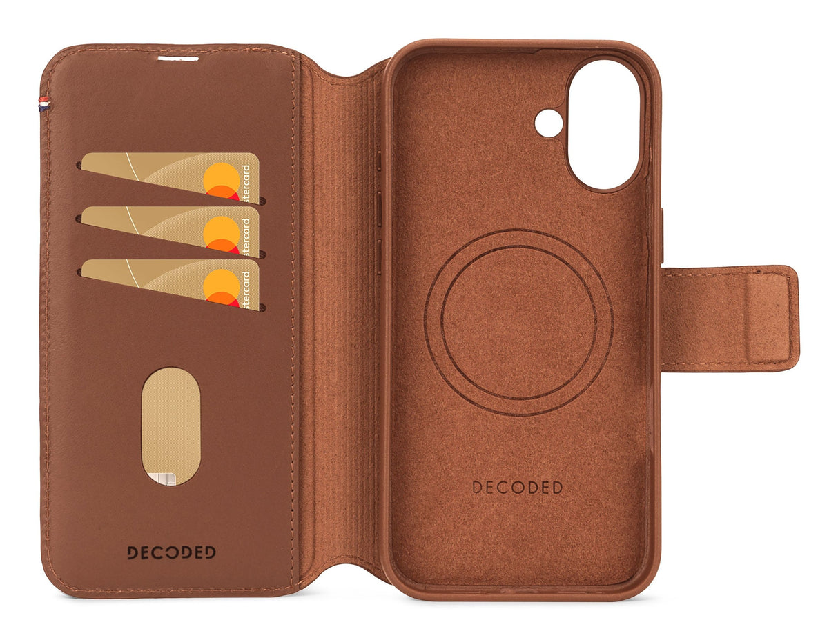 EAN 8721145001357 - Decoded Leather Detachable Wallet funda para teléfono móvil 17 cm (6.7") Funda cartera Marrón imagen 6