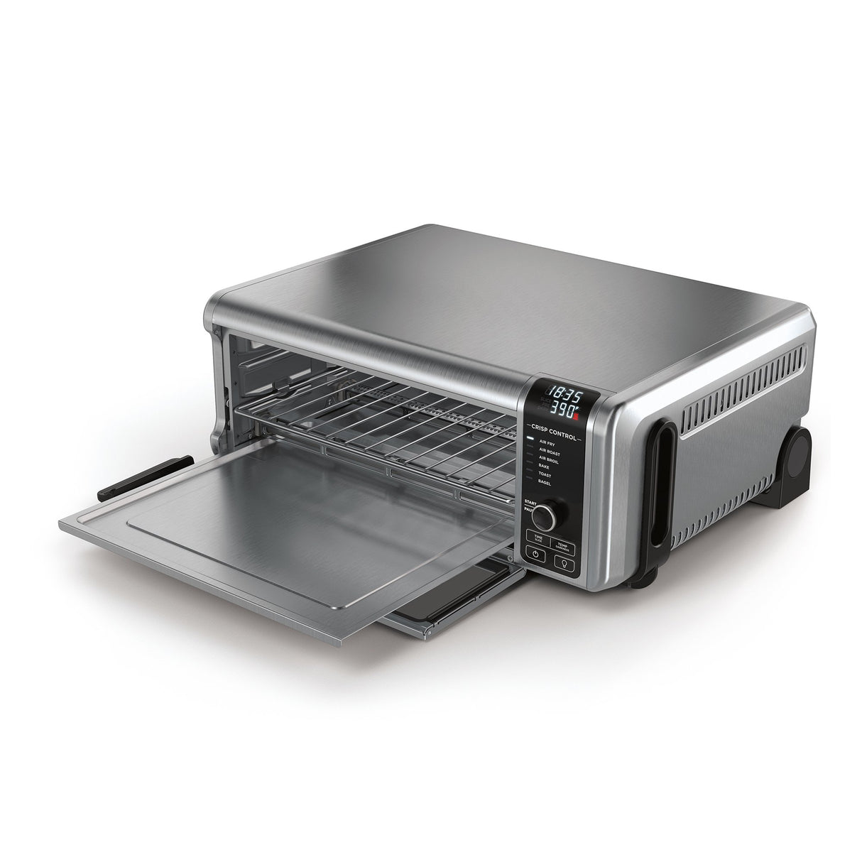 EAN 0622356240093 - Ninja SP101 Sencillo 10 L Independiente 2400 W Freidora de aire caliente Negro, Acero inoxidable imagen 2