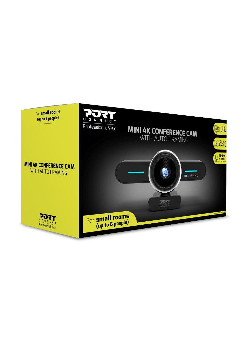 EAN 3567049020033 - Port Designs 902003 cámara de videoconferencia 8,29 MP Negro 3840 x 2160 Pixeles 30 pps CMOS imagen 8