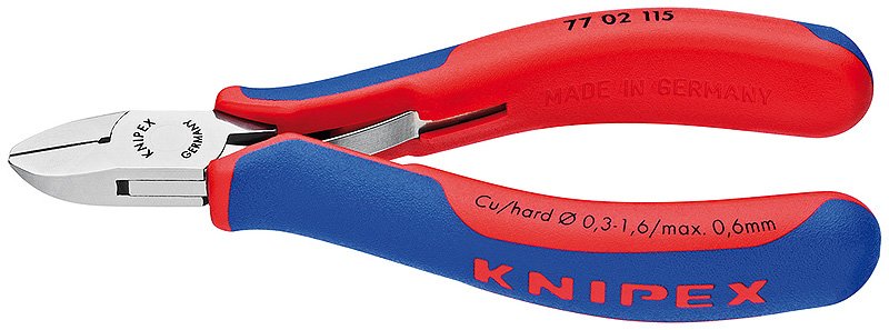 Cortadora Lateral Knipex Para Electrónica, 115 Mm