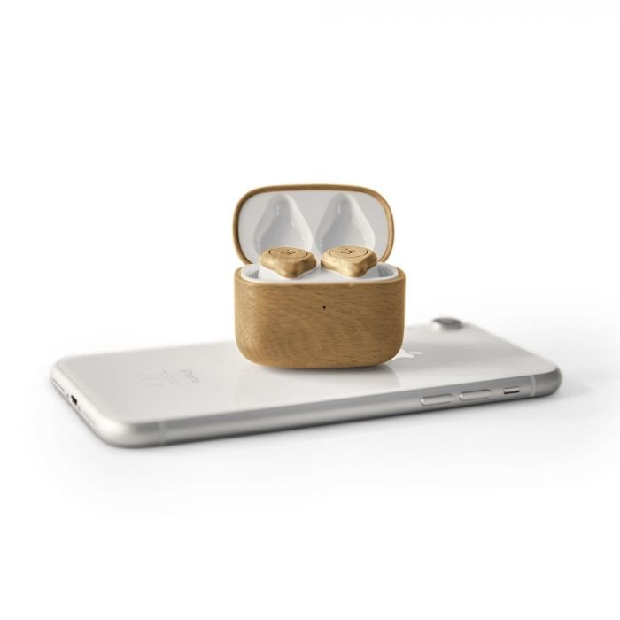 Earphone Bluetooth Energy Sistem Eco Wood True Wireless Bt 5.1 Easy Conec , Caja De Carga,