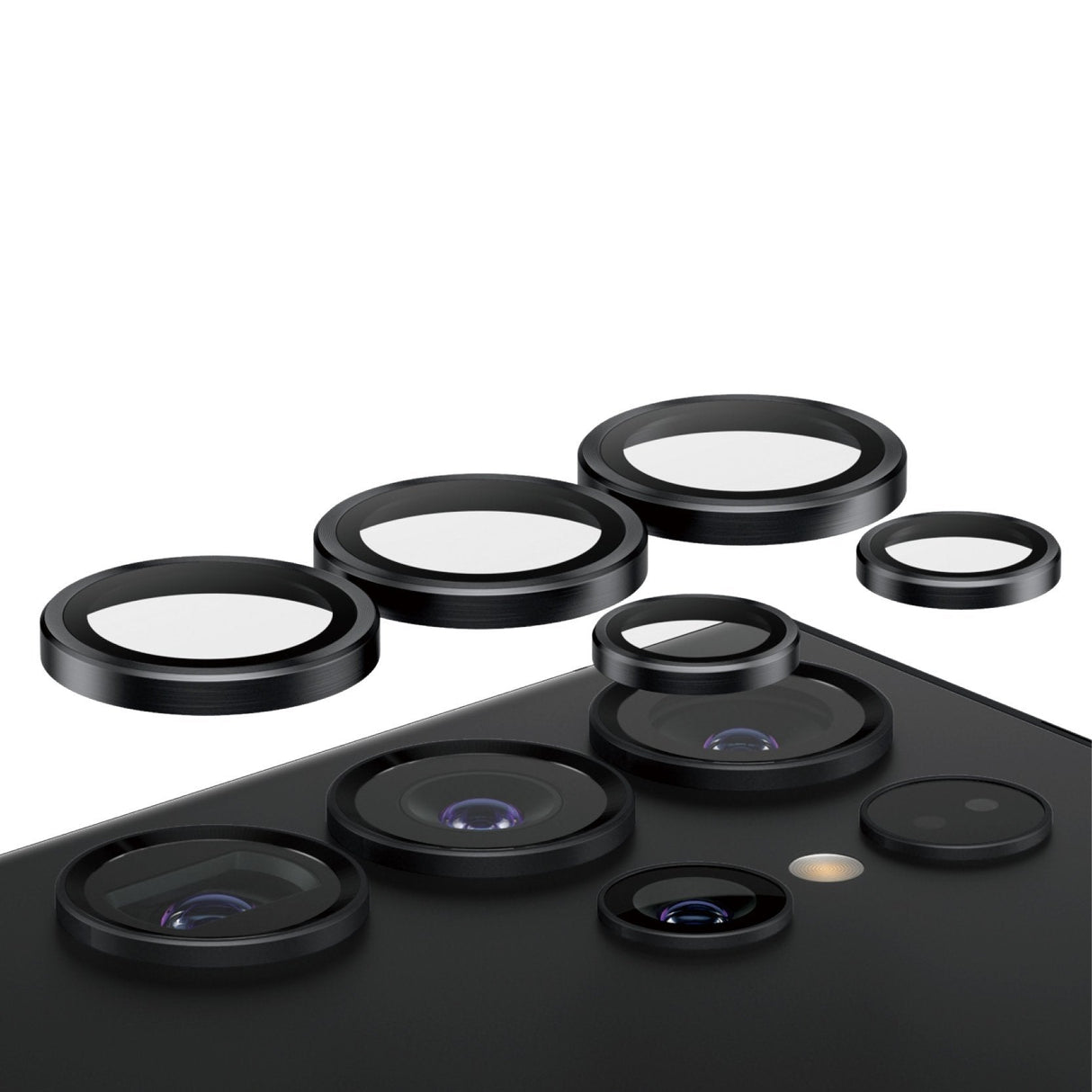 EAN 5711724012099 - PanzerGlass ® Hoops® Camera Lens Protector Black Samsung Galaxy S24 Ultra Protector de pantalla 1 pieza(s imagen 1