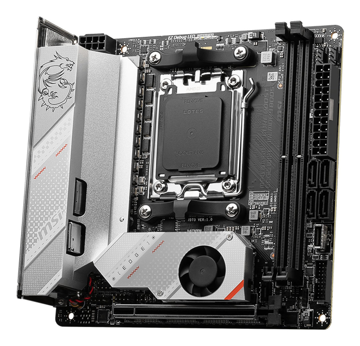 EAN 4711377010146 - MSI MPG B650I EDGE WIFI placa base AMD B650 Zócalo AM5 mini-ATX imagen 3