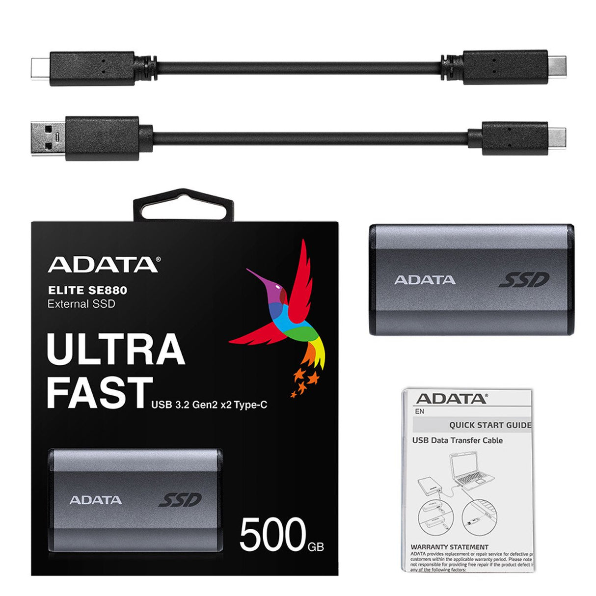 EAN 4711085935786 - ADATA SE880 500 GB USB Tipo C 3.2 Gen 2 (3.1 Gen 2) Wifi Gris imagen 7