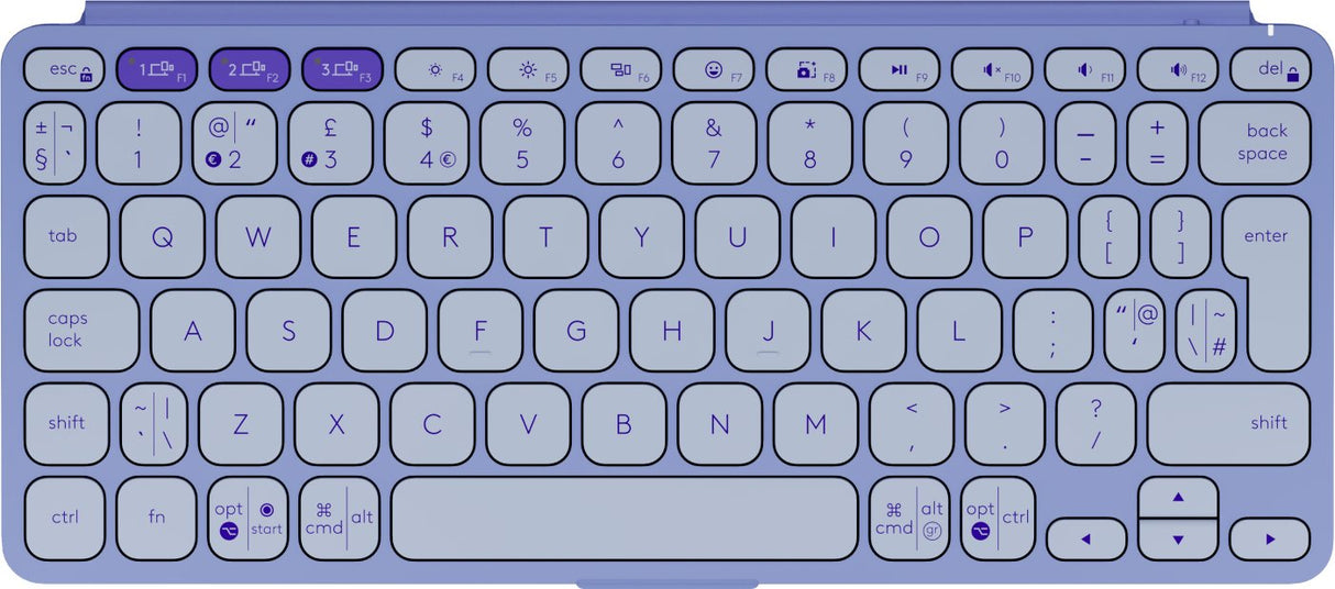 EAN 5099206126121 - Logitech 920-012986 teclado para móvil QWERTY Internacional de EE.UU. Bluetooth Lila imagen 2
