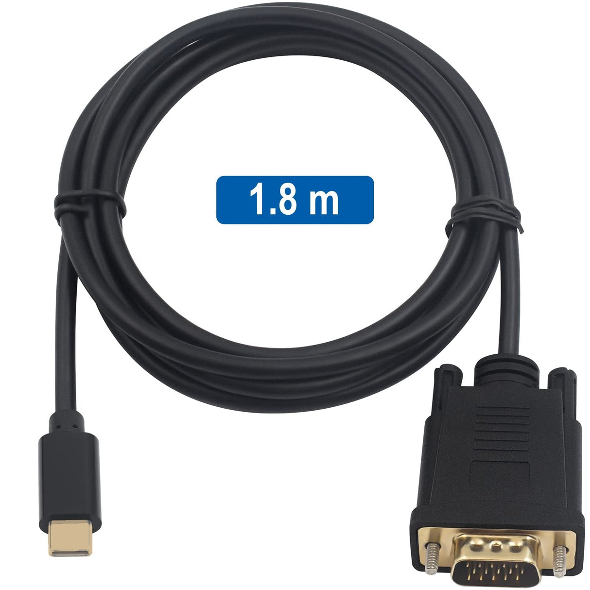 Ewent Cable Conversión Usb-C / Vga, 1,8m