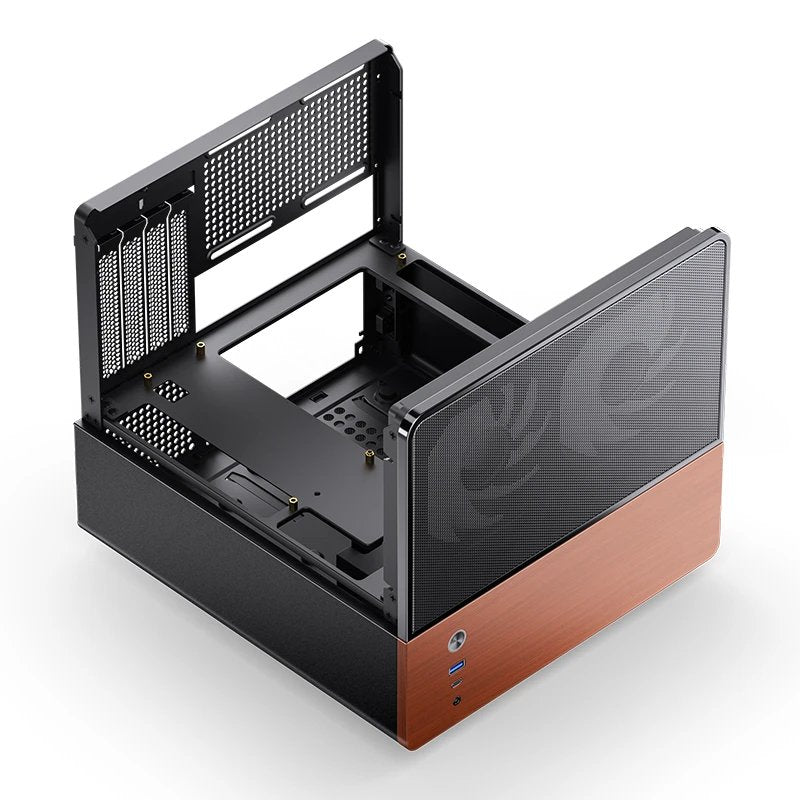 Jonsbo V12 Pc Carcasa, Mini-Tower, Micro-Atx - Negro