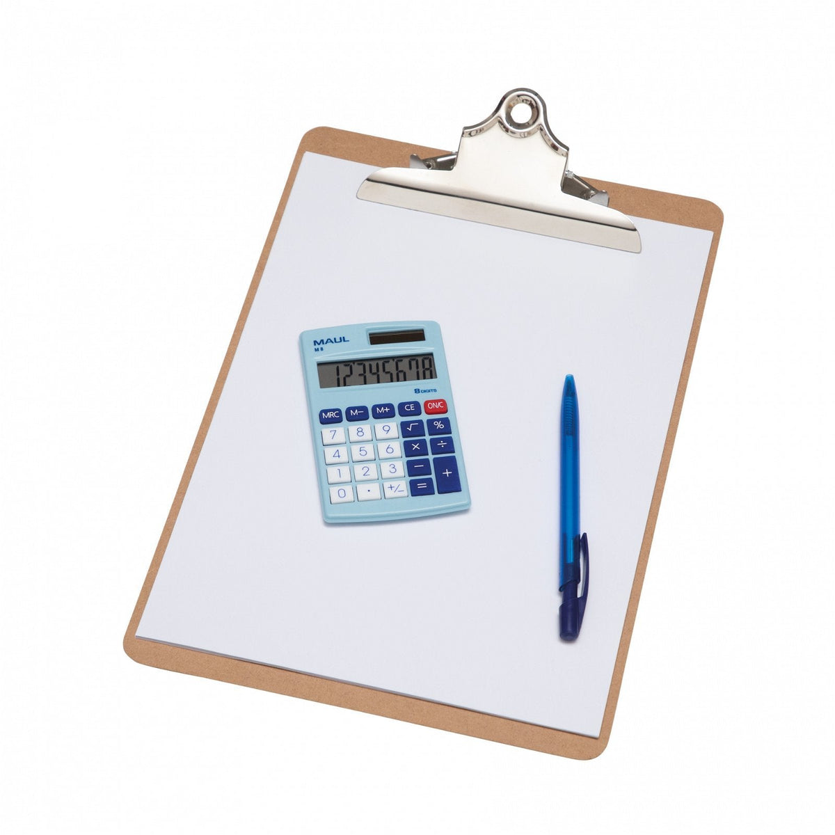 Calculadora De Bolsillo M8 Azul Claro