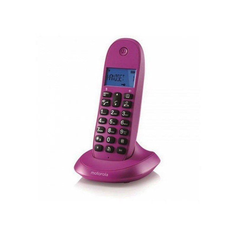 Telef. Inalambrico Dect Digital Motorola C1001lb+ Violeta/Pantalla Retroiluminada/Manos Libres/50con 107c1001violeta