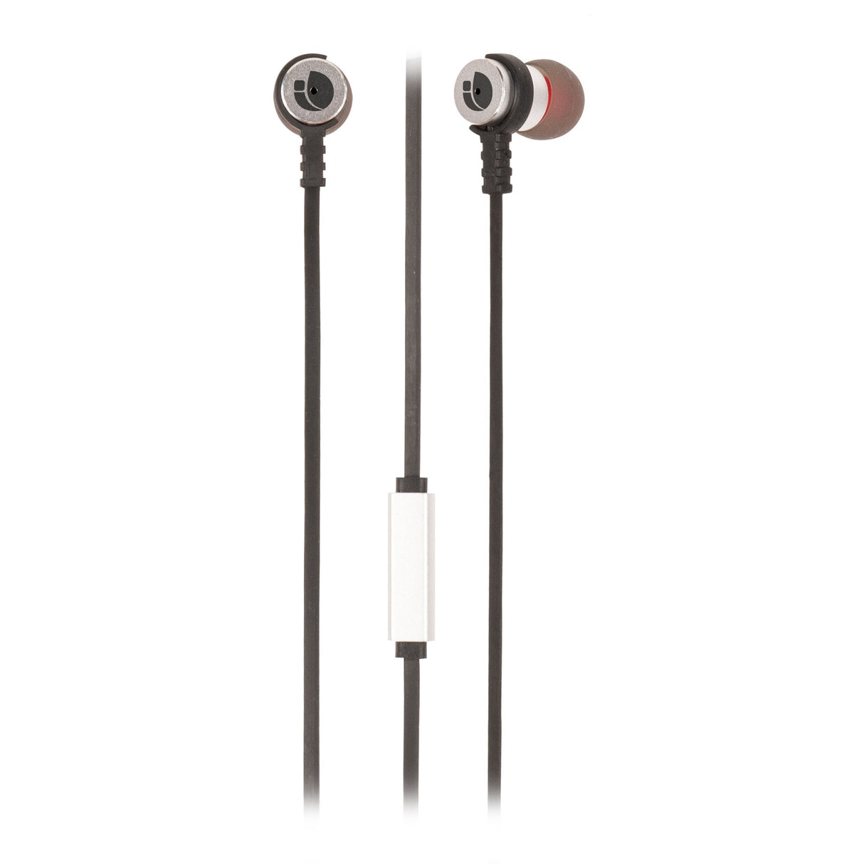 Auriculares Intrauditivos Ngs Cross Rally Con Micrófono Jack 3.5 Plateados