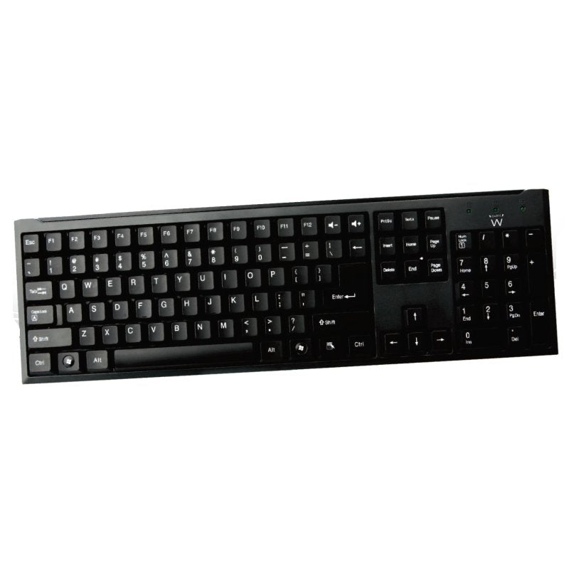 Ewent Teclado Con Cable Usb - Perfil Delgado - Disposicion Italiana Qwerty It - Plastico Abs - Cable De 1.35m - Color