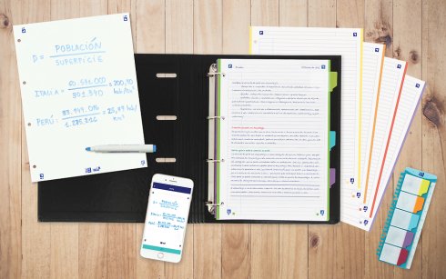 Oxford & You Carpeta 4 Anillas 35mm Europeanbinder A4+ T/Extradura C/Recambio 1 Línea C/Surtidos Neutros