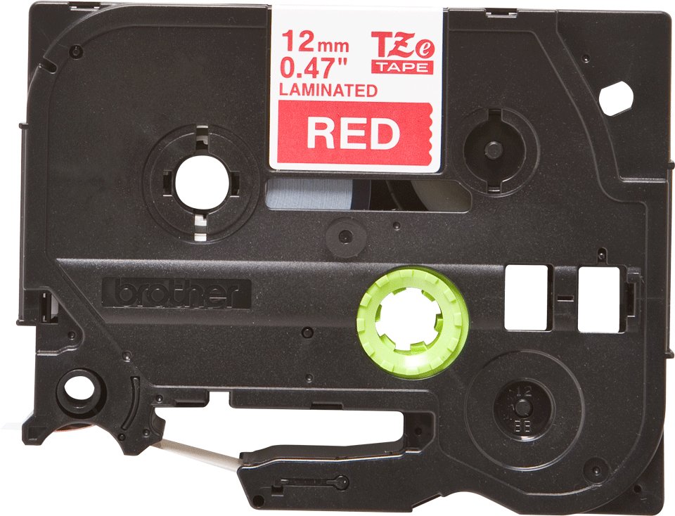 EAN 4977766686297 - Brother TZE-435 cinta para impresora de etiquetas Blanco sobre rojo imagen 2