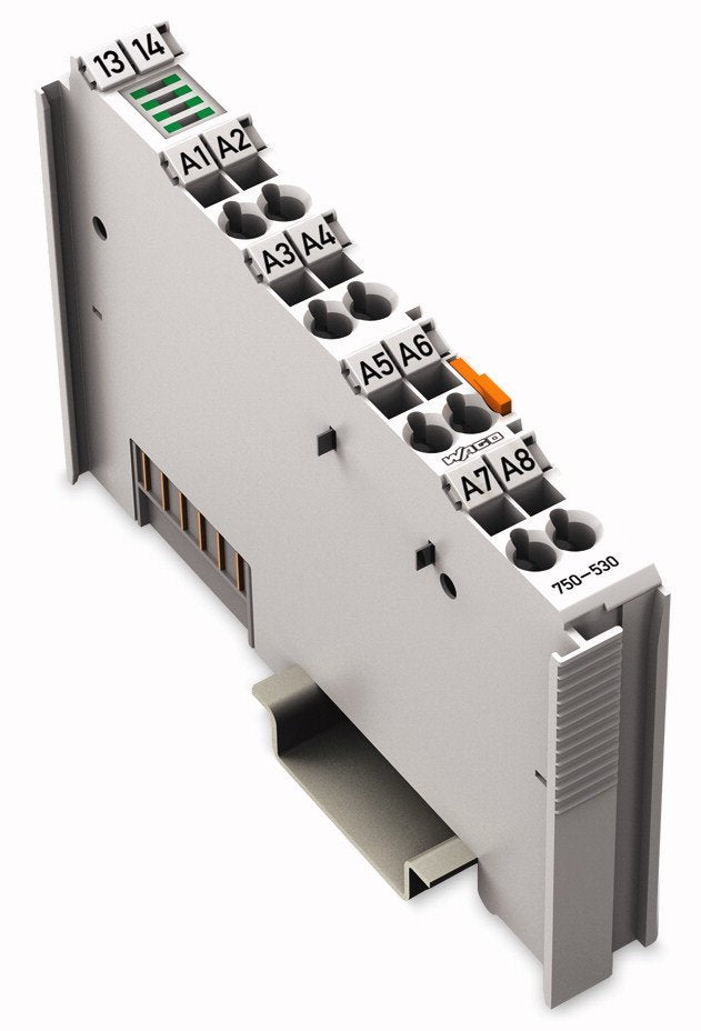 Wago 750-530 8-Kanal-Digitalausgang,Dc 24 V,0,5a, Lichtgrau