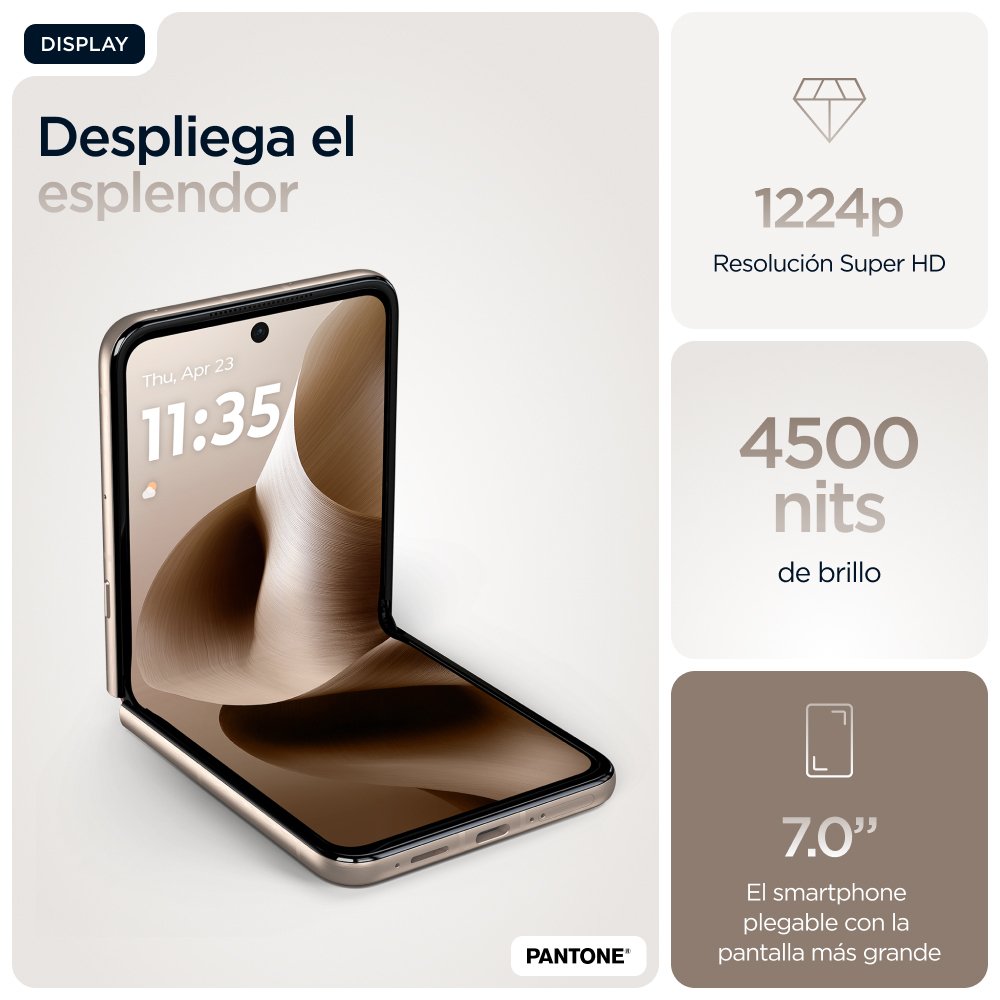 EAN 0840023293207 - Motorola razr 60 ultra 17,7 cm (6.96") SIM doble Android 15 5G USB Tipo C 16 GB 512 GB 4700 mAh Madera imagen 32