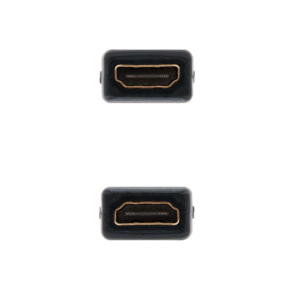 EAN 8433281002241 - Nanocable 10.15.1200 cambiador de género para cable Negro imagen 2