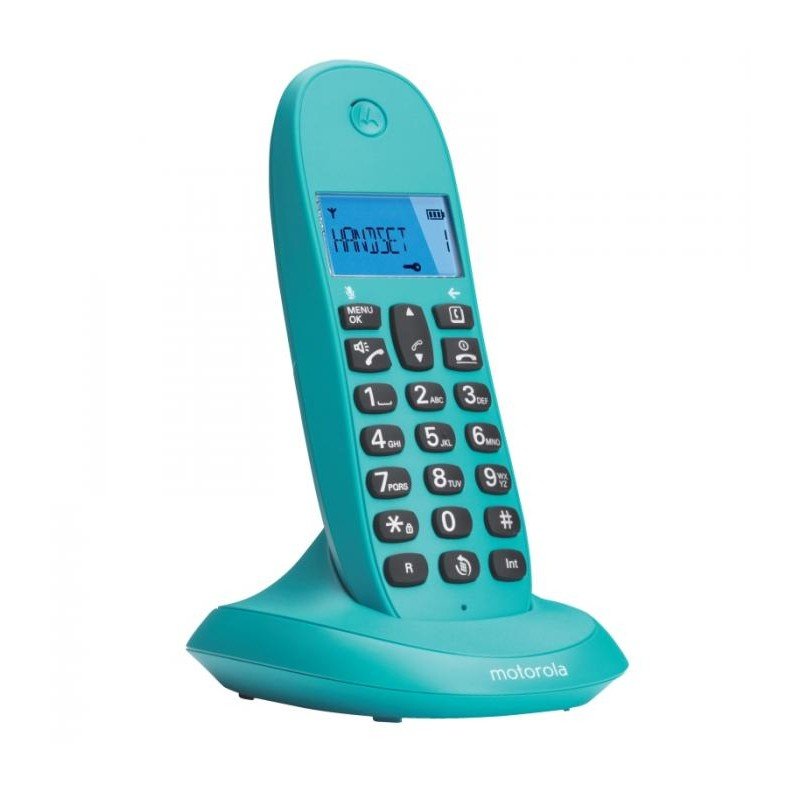 EAN 5055374700976 - Motorola C1001 Teléfono DECT Identificador de llamadas Turquesa imagen 1
