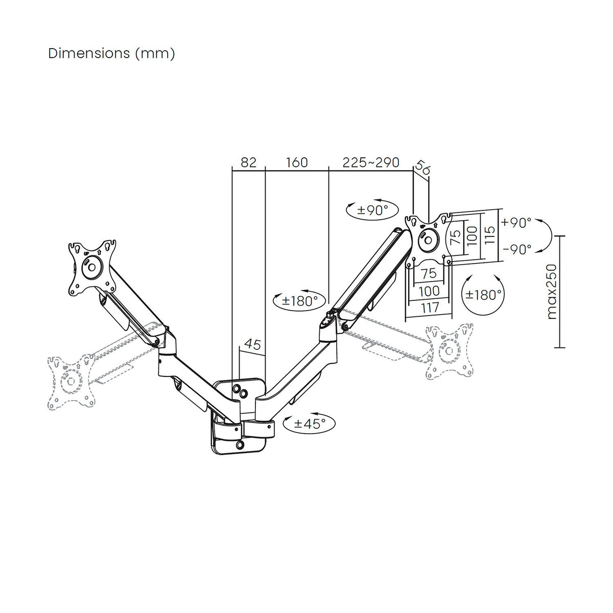 EAN 8435739905272 - AISENS WT32TSR-479 soporte para TV 81,3 cm (32") imagen 7