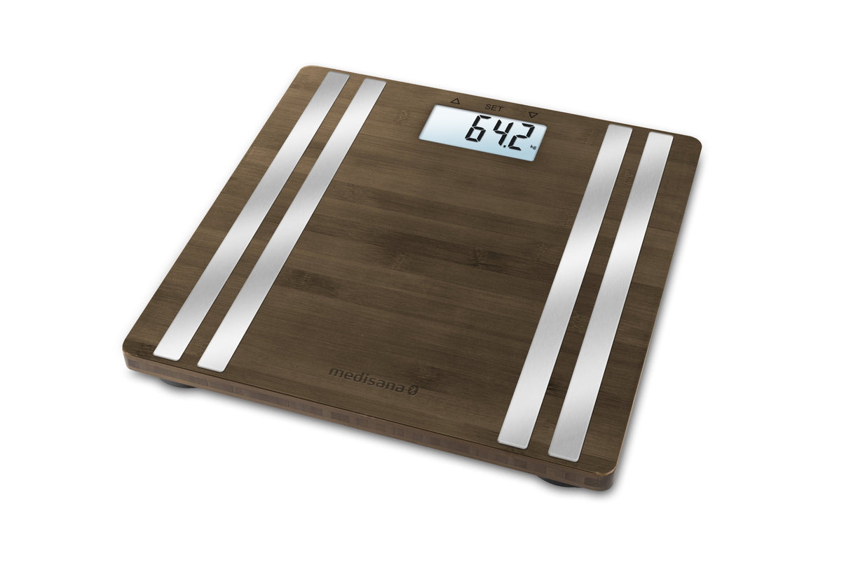 EAN 4015588405525 - Medisana BS 552 Rectángulo Bamboo, Plata Báscula personal electrónica imagen 2