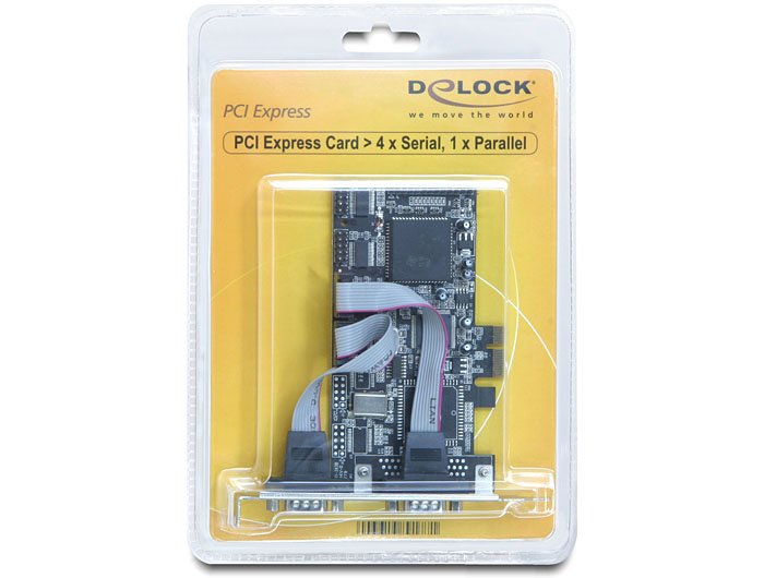 Delock Tarjeta Pci Express > 4 X Serie, 1 X Paralelo