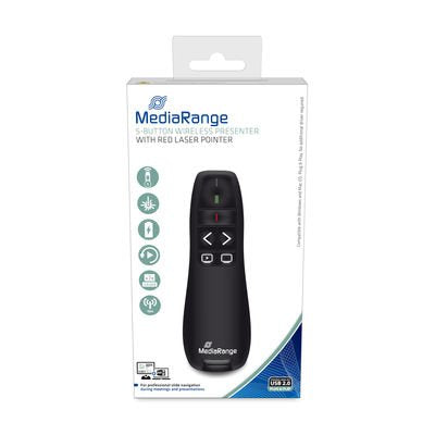 EAN 4260459619642 - MediaRange MROS220 apuntador inalámbricos RF Negro imagen 1