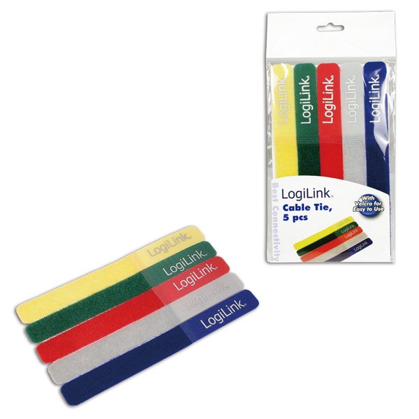 Logilink Kab0008 Presilla Azul, Verde, Gris, Rojo, Amarillo