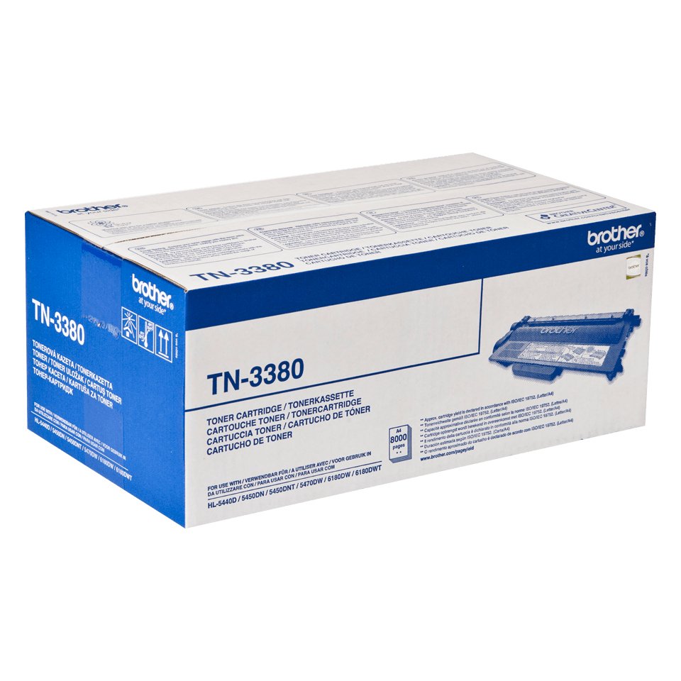 EAN 4977766708906 - Brother TN-3380 cartucho de tóner 1 pieza(s) Original Negro imagen 1