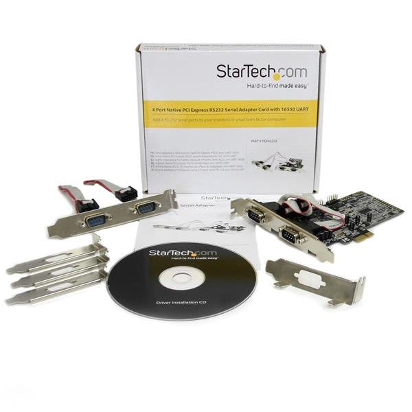Tarjeta Pci-Express Puerto Serie 4p Startech