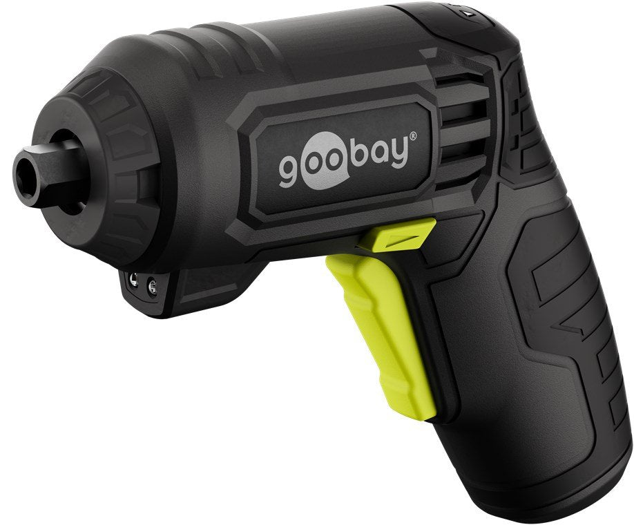 Goobay 77817 Destornillador Eléctrico Y Llave De Impacto 200 Rpm Negro, Amarillo
