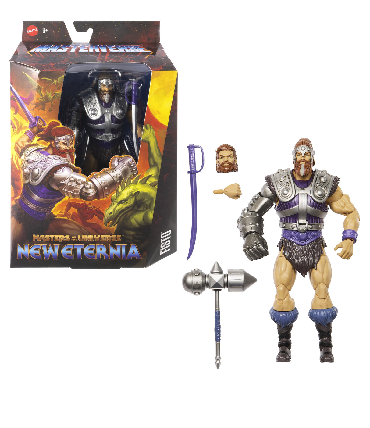 Figura Mattel Masters Of The Universe Masterverse New Eternia Fisto De Juguete Jbp76