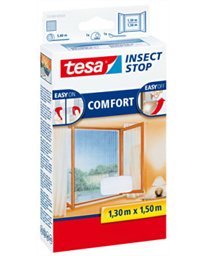 Tesa Insect Stop Comfort Mosquitera Ventana Blanca H5538820 (130x150 Cm; Black Color) (Sale)