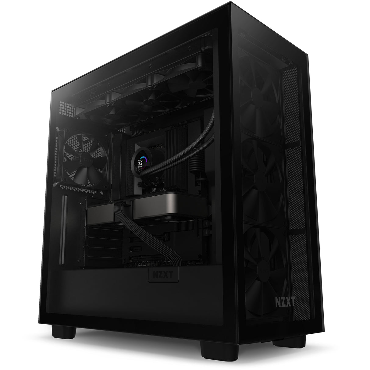 Refrigerador Liquido Cpu Nzxt Kraken 360 3x120 Negro Display Lcd