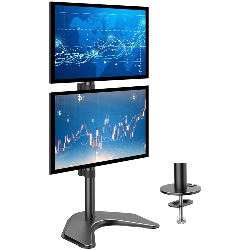 Techly Ica-Lcd 2520v Soporte De Mesa Para Pantalla Plana 68,6 Cm (27") Independiente Negro