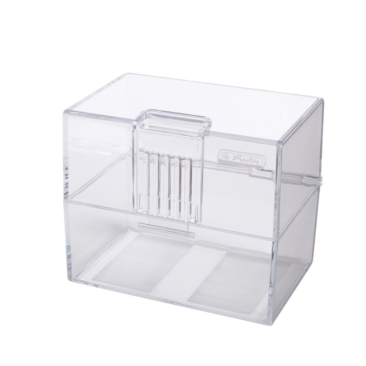 Caja De Tarjetas Herlitz A8 Vacía, Transparente