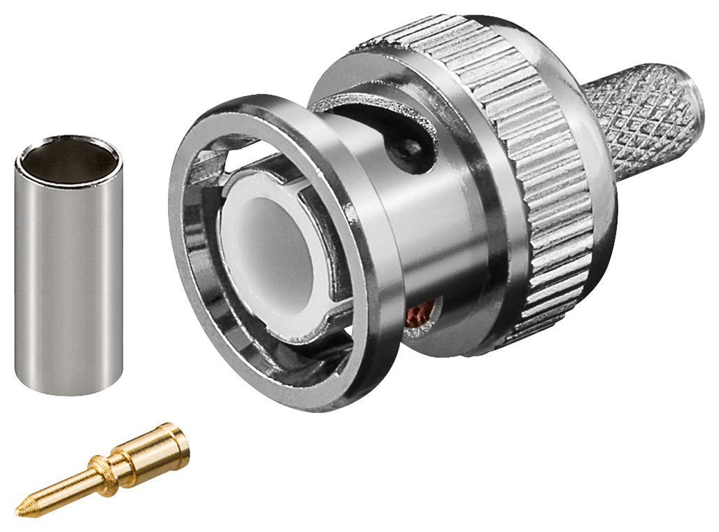 Bnc Crimp Plug For Rg 58/U Cab