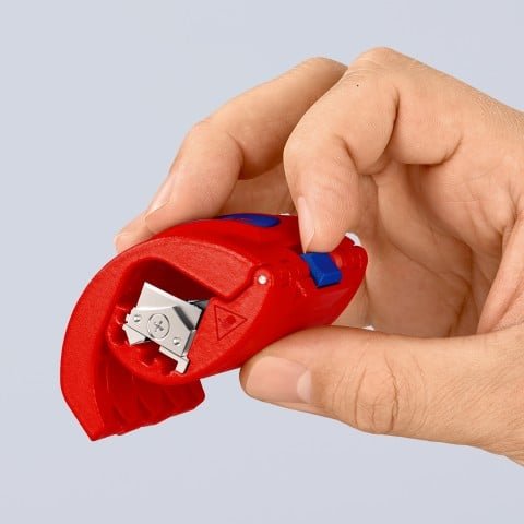 Cortatubos Bix® Para Tubos De Plástico Y Manguitos De Sellado 902210b Knipex