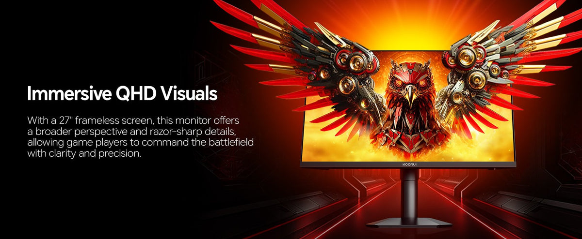 Koorui G2722p Qhd Gaming Monitor 68,6 Cm (27 Pulgadas)