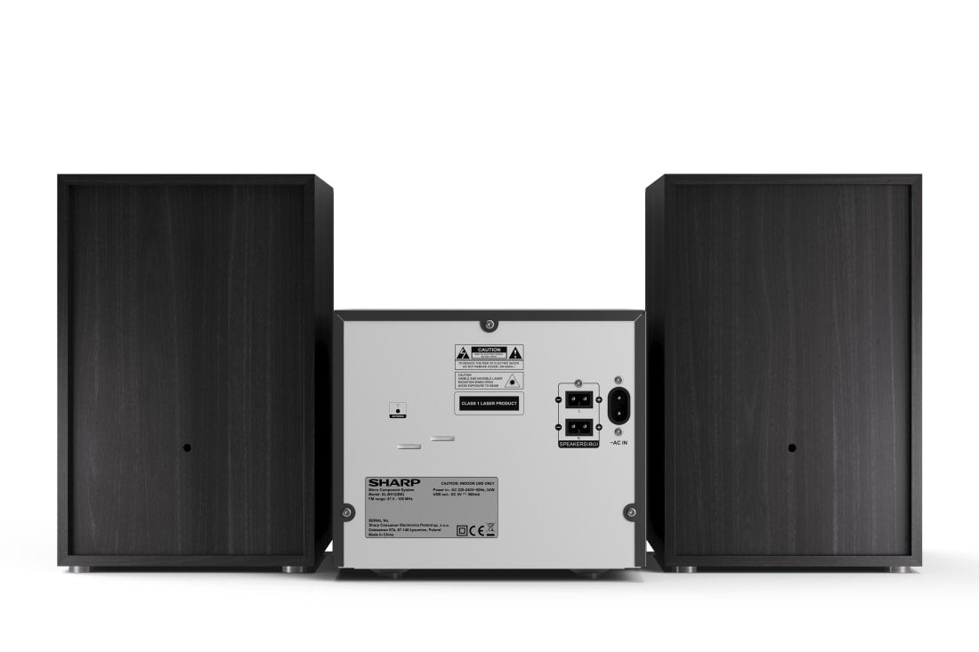 EAN 4974019160450 - Sharp XL-B512(BK) sistema de audio para el hogar Microcadena de música para uso doméstico 45 W Negro imagen 5