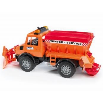 Bruder Camion Unimog Mb Con Quitanieves - Escala 1:16 02572