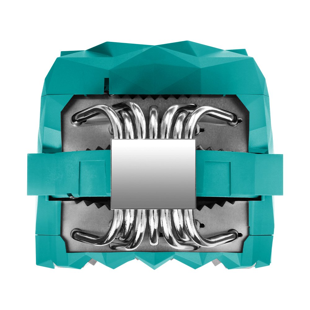 EAN 1230000071277 - Iceberg Thermal IceSLEET X7 Dual Procesador Enfriador 12 cm Verde azulado 1 pieza(s) imagen 7